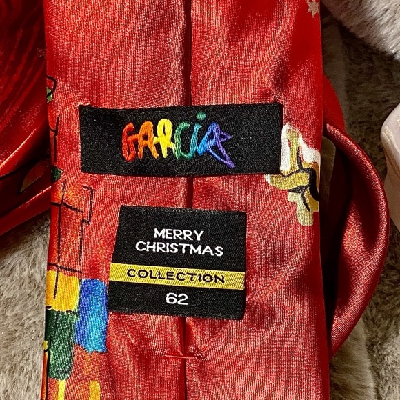 M Garcia Merry Christmas Collection 62 Necktie - Picture 4 of 5